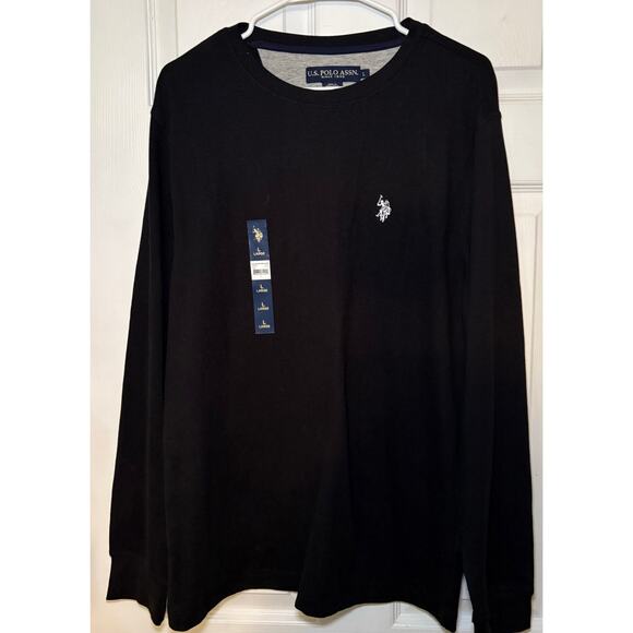 U.S. Polo Assn. Other - US Polo Assn men’s‎ black thermal shirt size large NWT